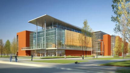 Innovative building design with virtual overlays