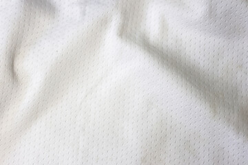 White sports clothing fabric jersey texture