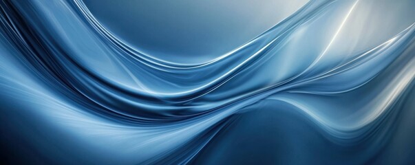 Fototapeta premium Abstract blue water texture with smooth ripples, tranquil mood.