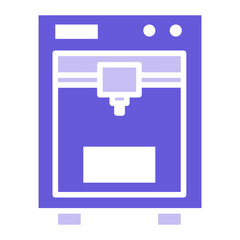 Fototapeta premium Engineering Printer Icon