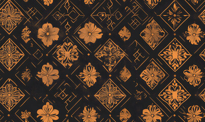 Seamless Tile Patterns Featuring Intricate Geometric and Floral Motifs, Hand-Drawn Doodles, and Traditional Ethnic Designs in Muted and Vibrant Color Palettes