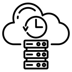 data backup single icon
