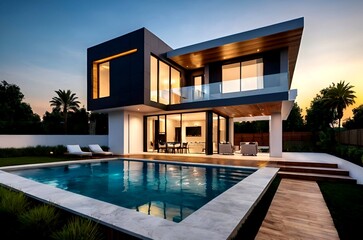 masterpiece of modern architecture, this luxurious home is a haven of tranquility and sophistication.