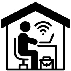Work From Home Icon