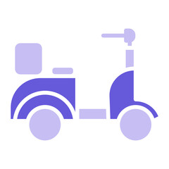 Delivery Bike Icon