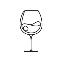 glass of wine