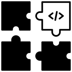 Fototapeta premium Solution Icon