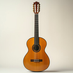 Fototapeta premium Classical guitar on white background.