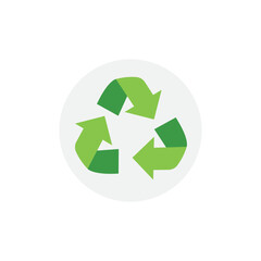Recycle icon paper partially recycled symbol illustration vector