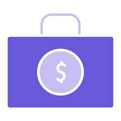 Cash Suitcase Icon