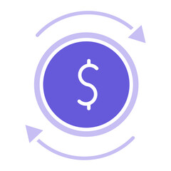 Naklejka premium Cash Flow Icon