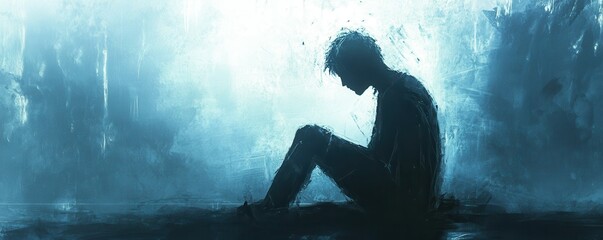 A person lost in thought, their gaze distant and contemplative.