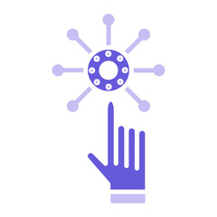 Obraz premium Interactive Icon