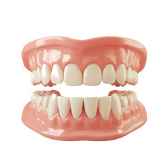 Obraz premium Healthy Human Teeth and Gums Dental Anatomy Model,