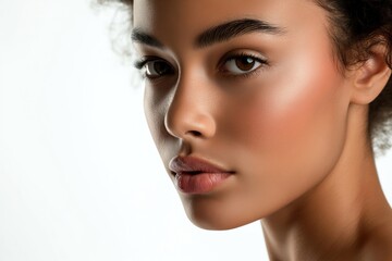 Naklejka premium Nwoman with healthy skin portrait adult photo