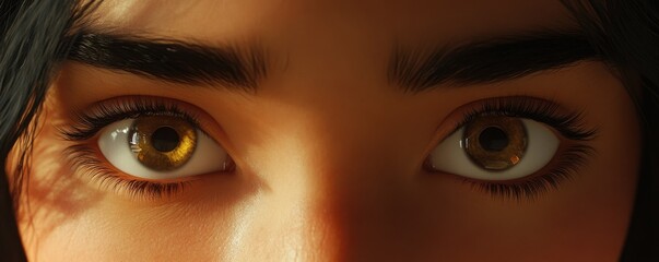 A close-up of a person's eyebrows, capturing their expressions and the emotions they convey.