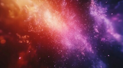 Naklejka premium Abstract Cosmic Dust And Nebulae Art