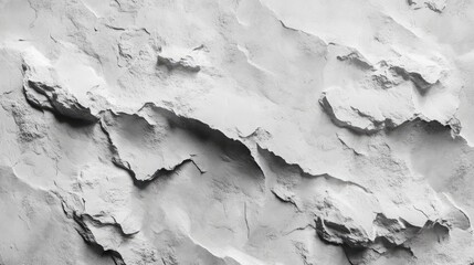 Obraz premium Textured concrete wall in silver paint showcasing a rugged surface with intricate details and shadows for modern architectural backgrounds.