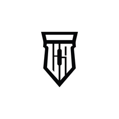 LQ monogram logo design letter text name symbol monochrome logotype alphabet character simple logo