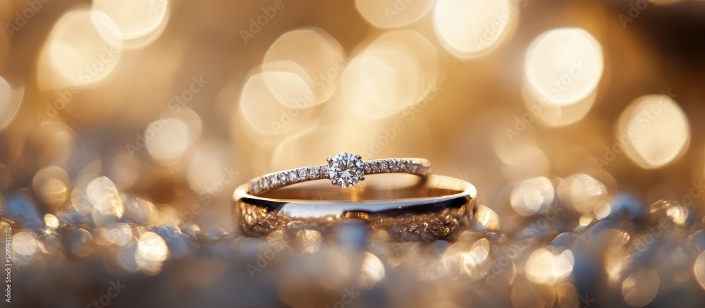 Poster elegant bokeh background with soft circular light highlights perfect for showcasing jewelry and enha