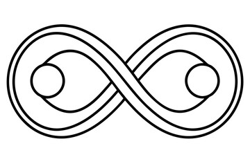 Infinity Love Line Art Vector Pack