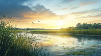 World Wetlands Day Concept