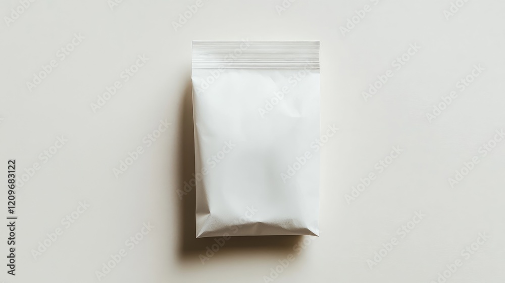 Aufkleber Minimalist clear packaging design on a plain background emphasizing simplicity and visual impact for branding and product presentation