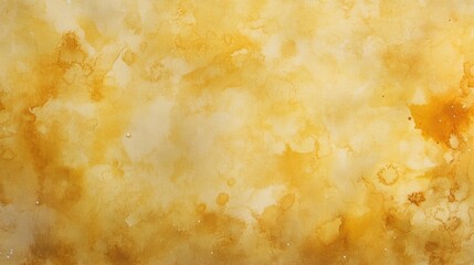 Soft golden yellow watercolor background with textured spots ideal for design projects and creative applications