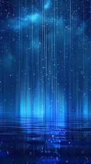 Digital Technology Aurora Starlight poster background