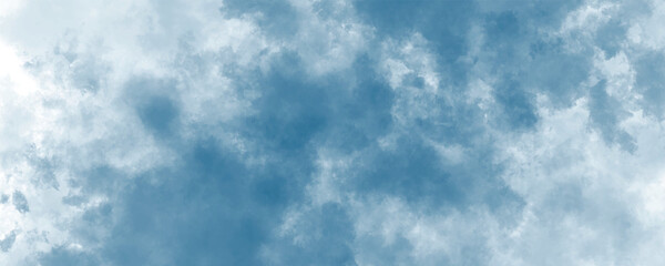 Ethereal Blue Atmosphere with Delicate Floating Cloud Textures Creating a Peaceful Scene
