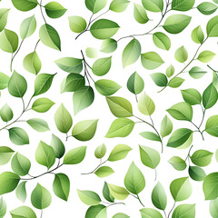 Obraz premium A vibrant and lush pattern of green leaves fills the frame, showcasing various shades and textures. Perfect for nature-themed designs, backgrounds, or any ecological projects.
