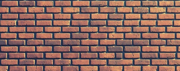 Obraz premium Rustic Red Brick Wall Texture Background Architectural Design Element