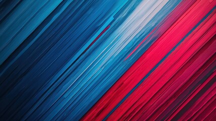 Abstract Diagonal Lines Background Red and Blue Texture Graphic Design Element