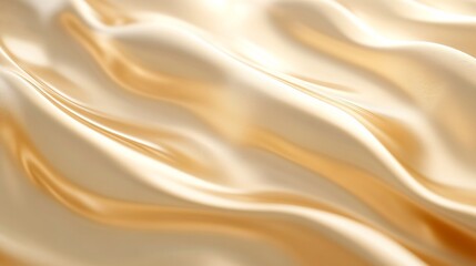 3d render, abstract background with blurred shapes, glossy wavy lines