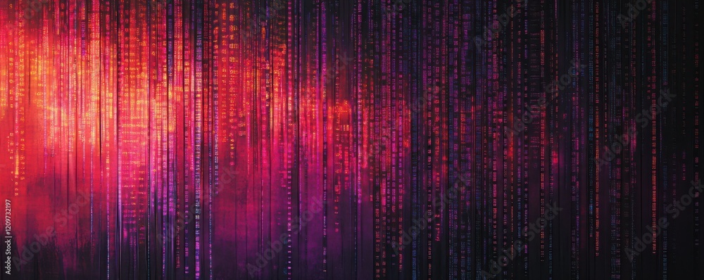 Poster a computer screen filled with lines of code, the language of the digital world.