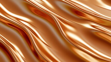 Fototapeta premium 3d render, abstract background with blurred shapes, glossy wavy lines