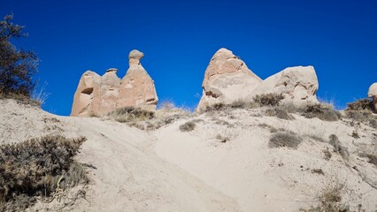 Rock formation in Turkey, Cappadocia