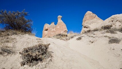 Rock formation in Turkey, Cappadocia