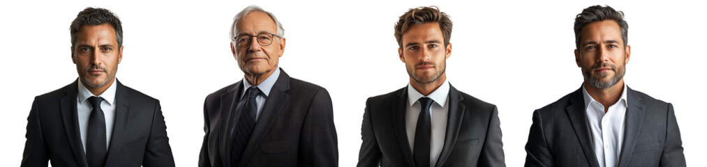 businessman wearing Stand with  proud stance