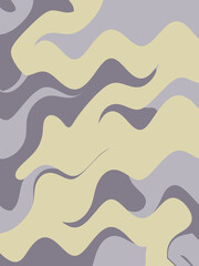 Green gray doodle abstract background. Illustration for banner, poster, card