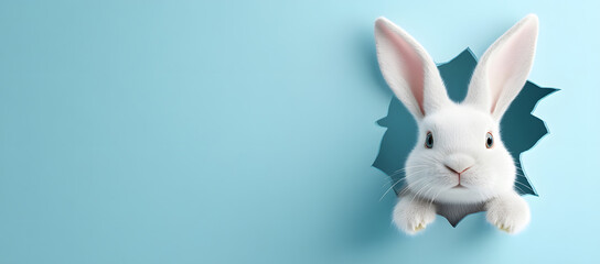 Multi-colored Easter eggs on a spring background. Happy easter.