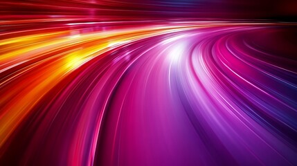 Abstract Speed Lines in Vivid Purple and Orange Hues