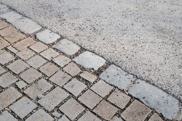 Pflastersteine mit Muster