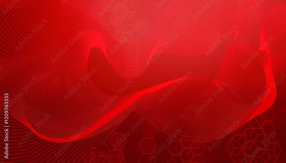 Poster red blockchain background gradient banner. generated image