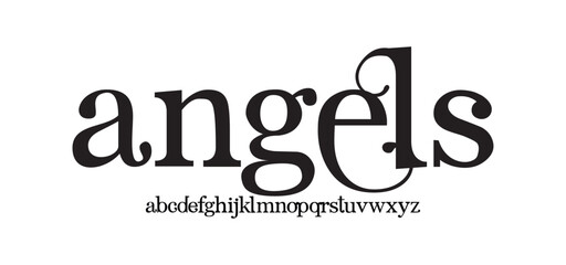 Luxury alphabet letters font. Typography elegant wedding classic lettering serif fonts decorative vintage retro. vector illustration
