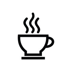 tea vector thin line icon