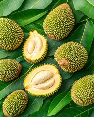 Durian are a healthy food. king of fruit.