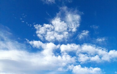 blue sky with clouds