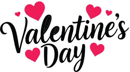 Valentine's Day, vector illustration on white background