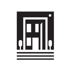 Real Estate Logo. Construction Architecture Building Logo Design Template Element